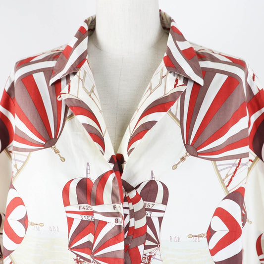 HERMES tops Main: 100% cotton Multi Margiela period Women 40  d