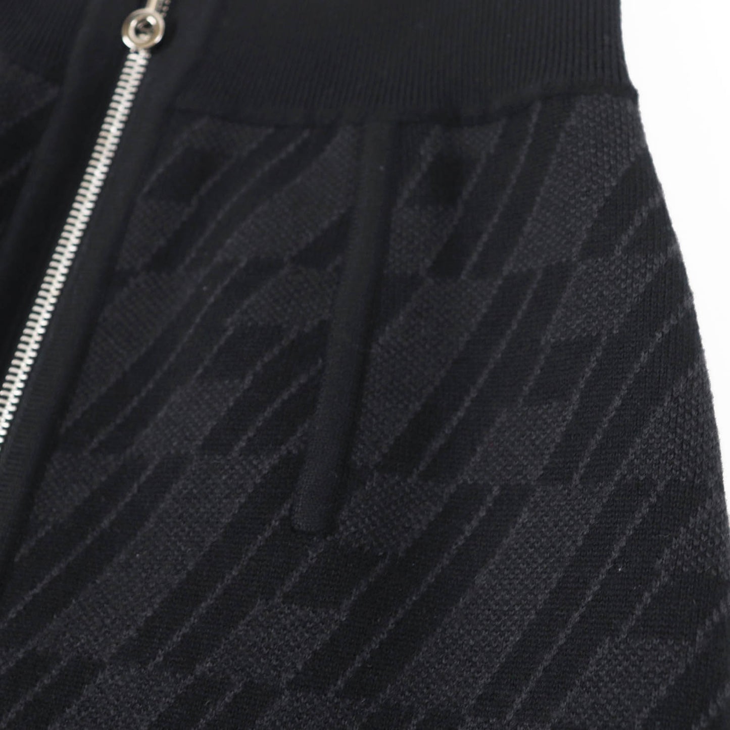 HERMES skirt 3H2300D2 Main: 88% wool, Main: 10% cashmere, Main: 2% polyurethane, Part: 84% wool, Part: 9% cashmere Black Grey Women 34  d