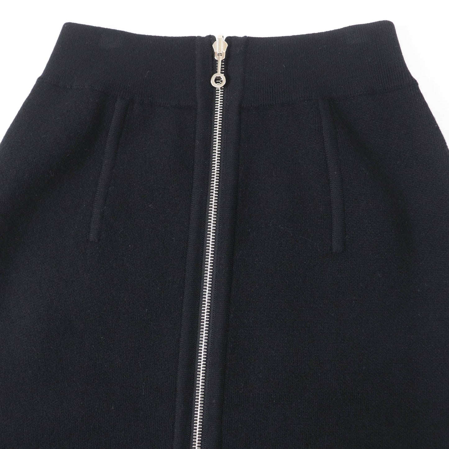 HERMES skirt 3H2300D2 Main: 88% wool, Main: 10% cashmere, Main: 2% polyurethane, Part: 84% wool, Part: 9% cashmere Black Grey Women 34  d
