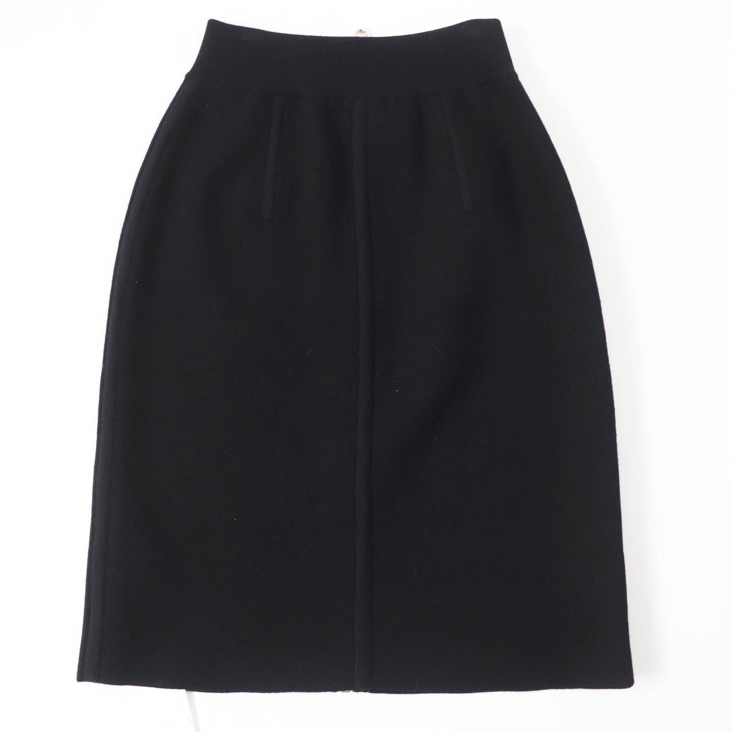 HERMES skirt 3H2300D2 Main: 88% wool, Main: 10% cashmere, Main: 2% polyurethane, Part: 84% wool, Part: 9% cashmere Black Grey Women 34  d
