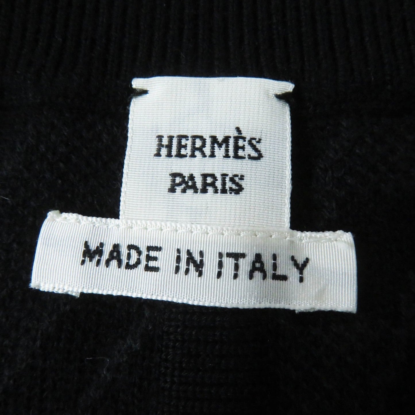 HERMES skirt 3H2300D2 Main: 88% wool, Main: 10% cashmere, Main: 2% polyurethane, Part: 84% wool, Part: 9% cashmere Black Grey Women 34  d