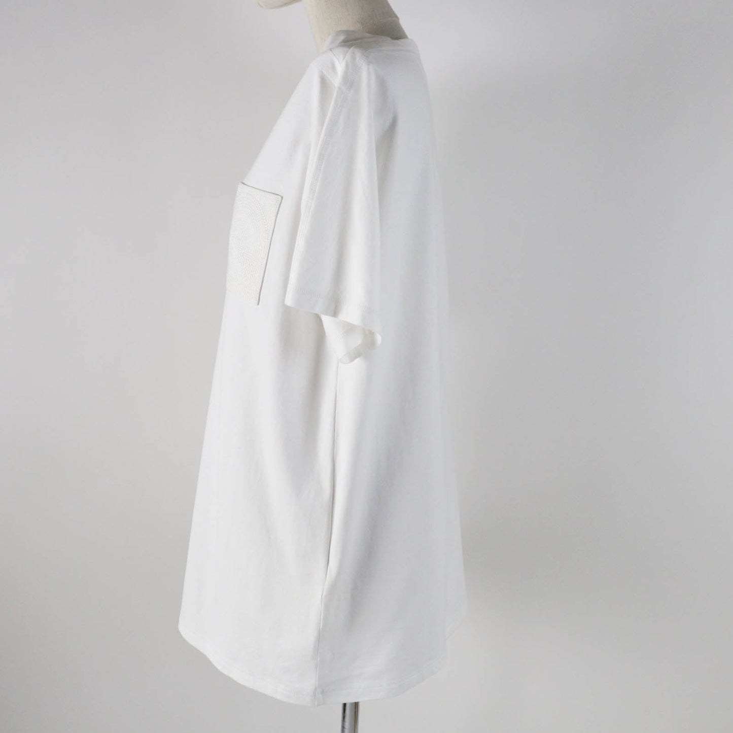 HERMES Short sleeve T-shirt 3H4615DL Main: 100% cotton white Women 38  d