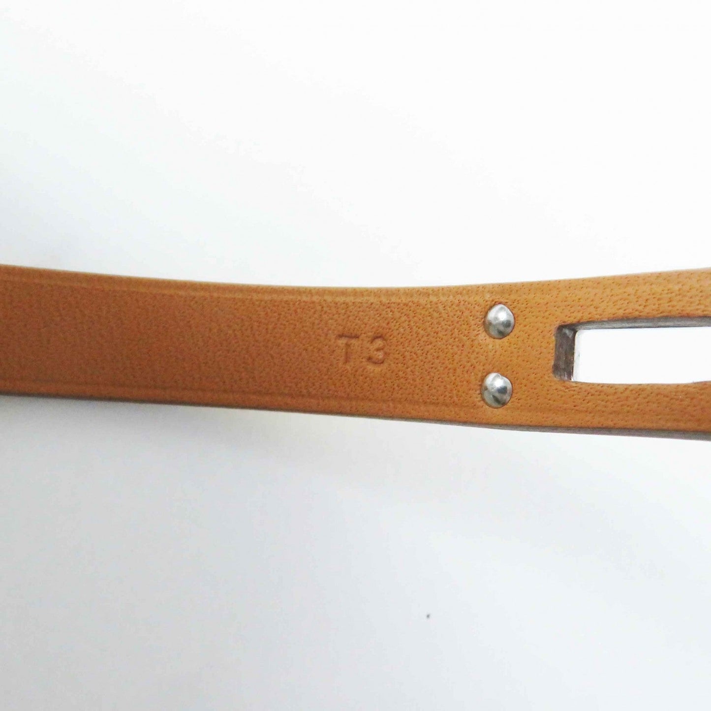HERMES bracelet Main: Leather yellow Mini Kelly Double Tour Women  d