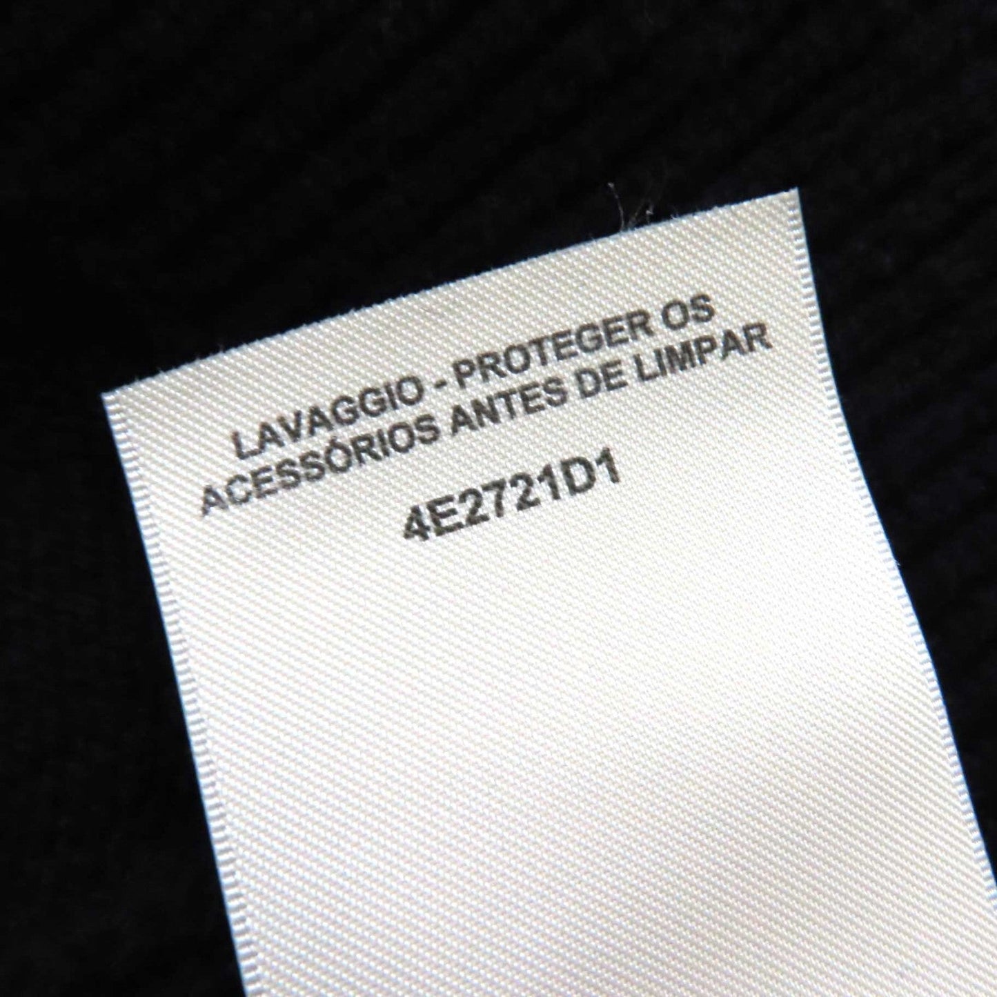 HERMES Best 4E2721D1 Main: 100% cashmere black Women 36  d