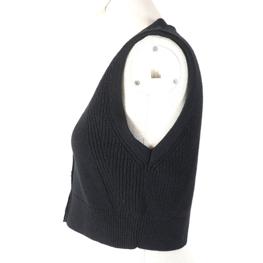 HERMES Best 4E2721D1 Main: 100% cashmere black Women 36  d