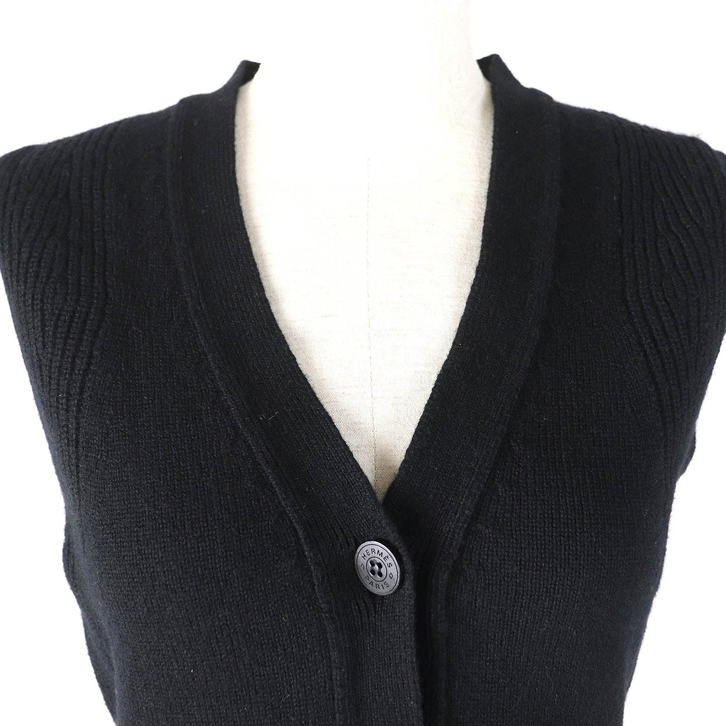 HERMES Best 4E2721D1 Main: 100% cashmere black Women 36  d