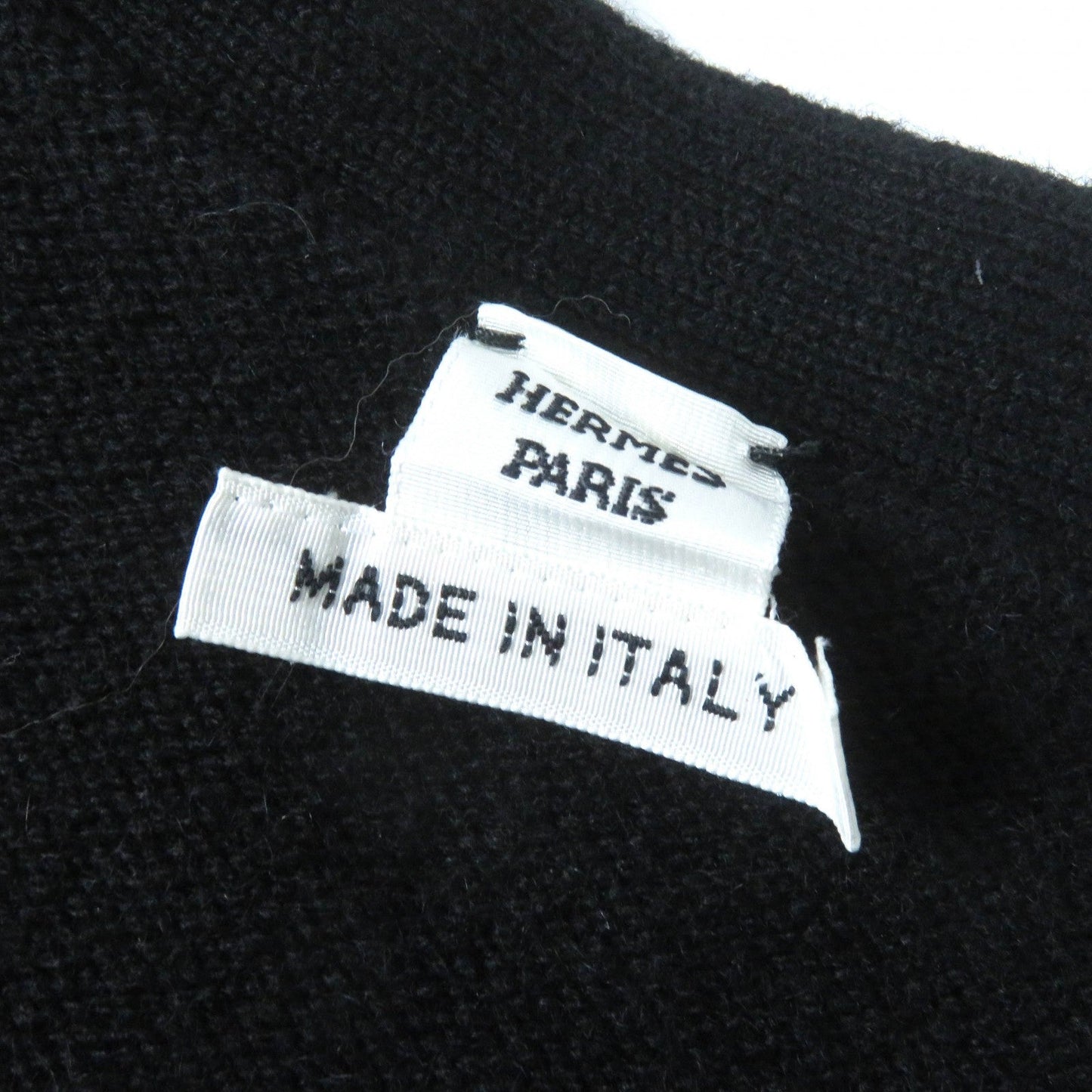 HERMES Best 4E2721D1 Main: 100% cashmere black Women 36  d
