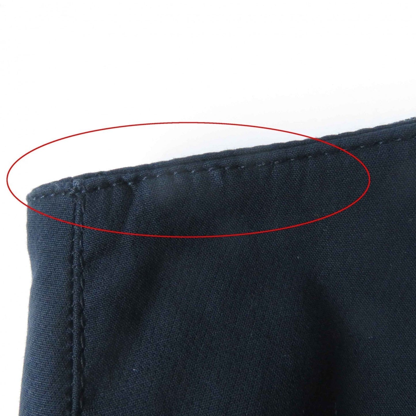 HERMES Tight Skirt Outer: 97% cotton, Outer: 3% polyurethane, Lining: 97% cotton, Lining: 3% polyurethane Dark navy Women 34  d