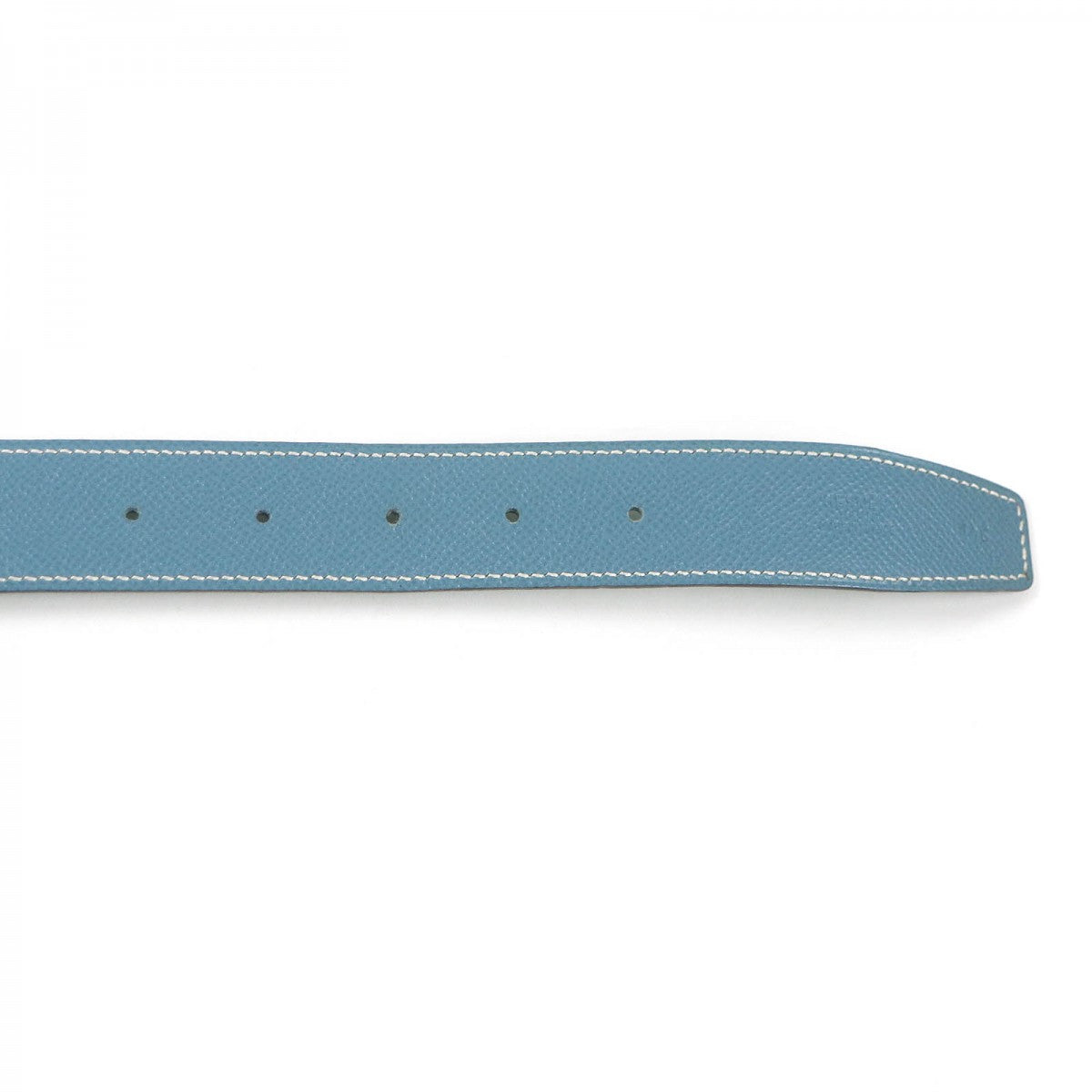 HERMES belt Main: Leather Light blue green mens  d