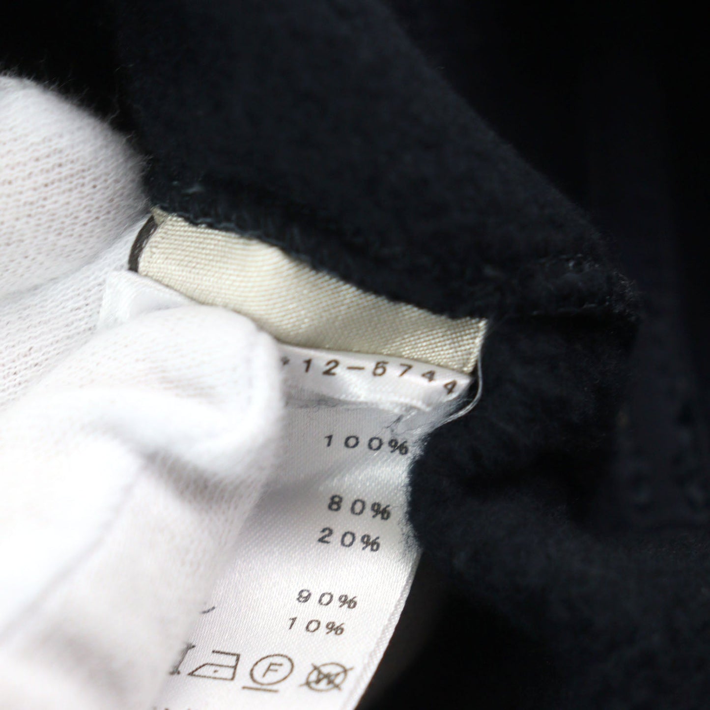 HERMES sweat Main: 100% cotton, part: 80% nylon, part: 20% polyurethane, part: 90% cotton, part: 10% polyurethane Navy mens XL  d