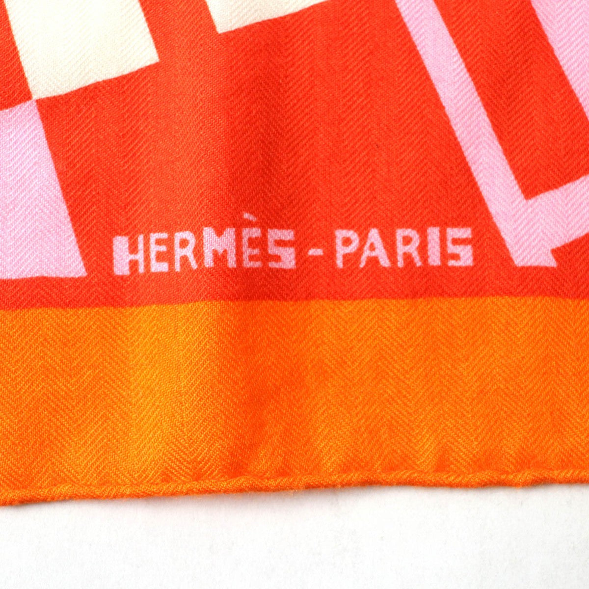 HERMES Stall Main: 70% cashmere, Main: 30% silk Multi Caregean Women  d
