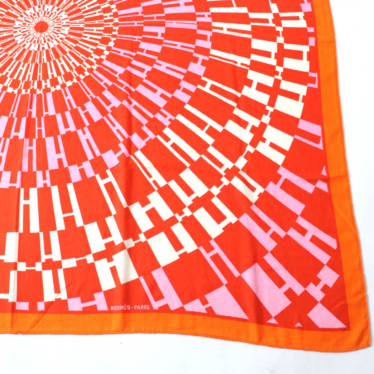 HERMES Stall Main: 70% cashmere, Main: 30% silk Multi Caregean Women  d