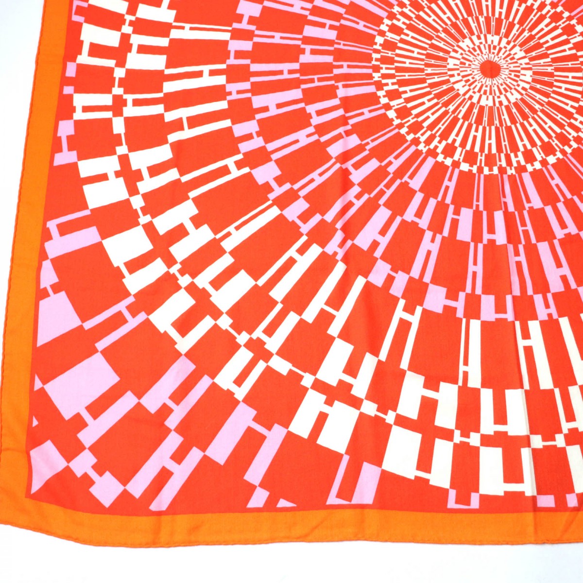 HERMES Stall Main: 70% cashmere, Main: 30% silk Multi Caregean Women  d