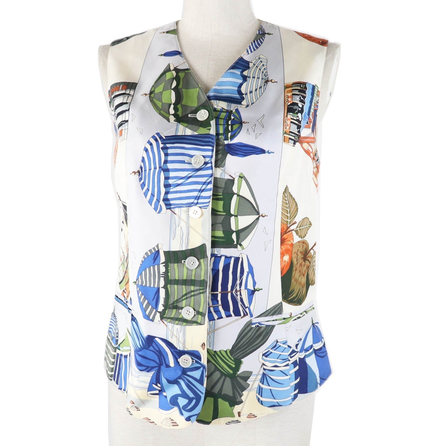 HERMES Best Outer: 100% silk, Outer: 100% acetate, Lining: 100% acetate Multi Margiela period Women 40  d