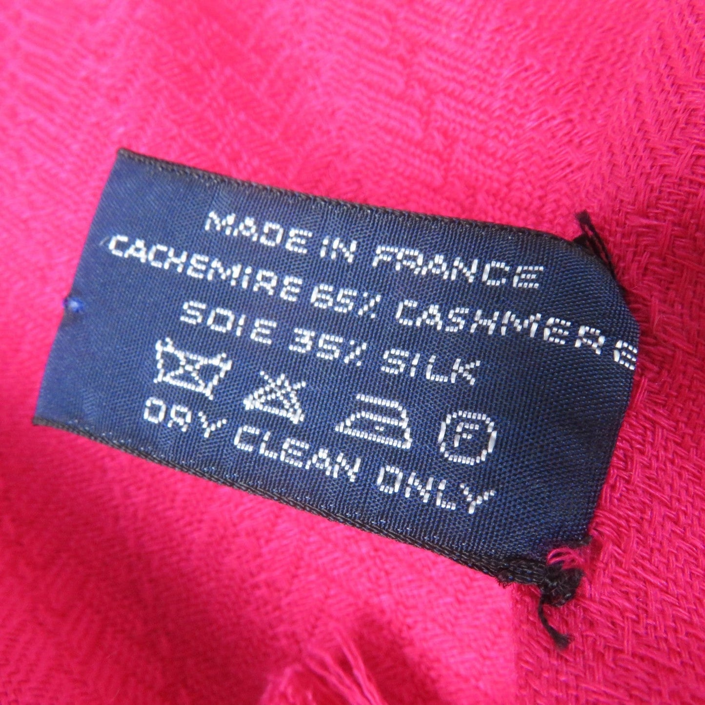 HERMES Stall Main: 65% cashmere, Main: 35% silk pink Women  d
