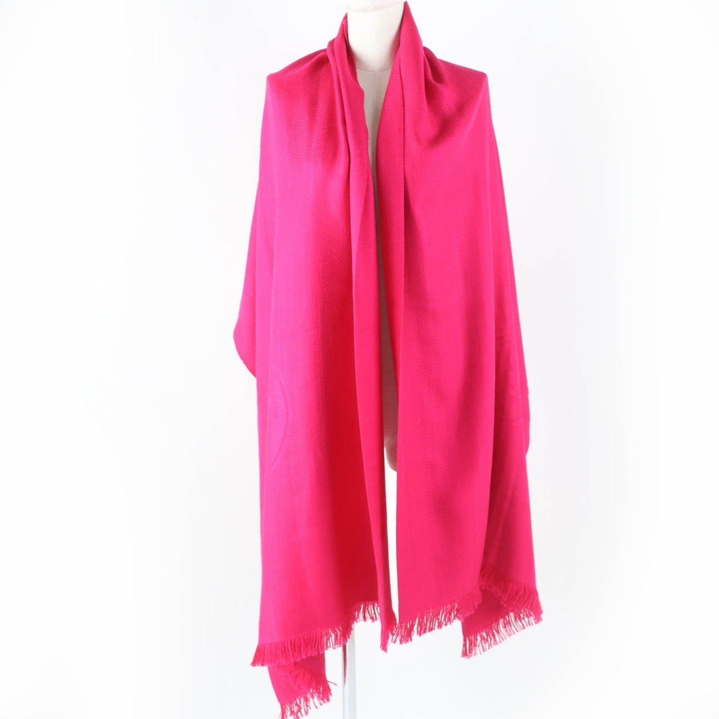 HERMES Stall Main: 65% cashmere, Main: 35% silk pink Women  d