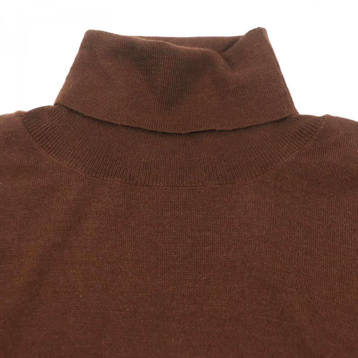 HERMES sweater Main: 80% cashmere, Main: 20% silk Dark brown mens M  d