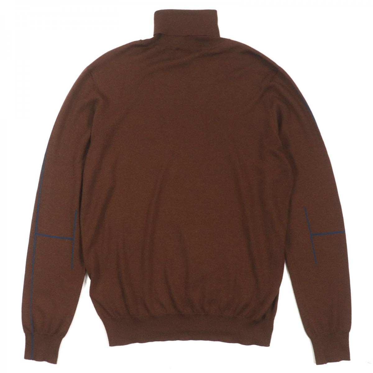 HERMES sweater Main: 80% cashmere, Main: 20% silk Dark brown mens M  d