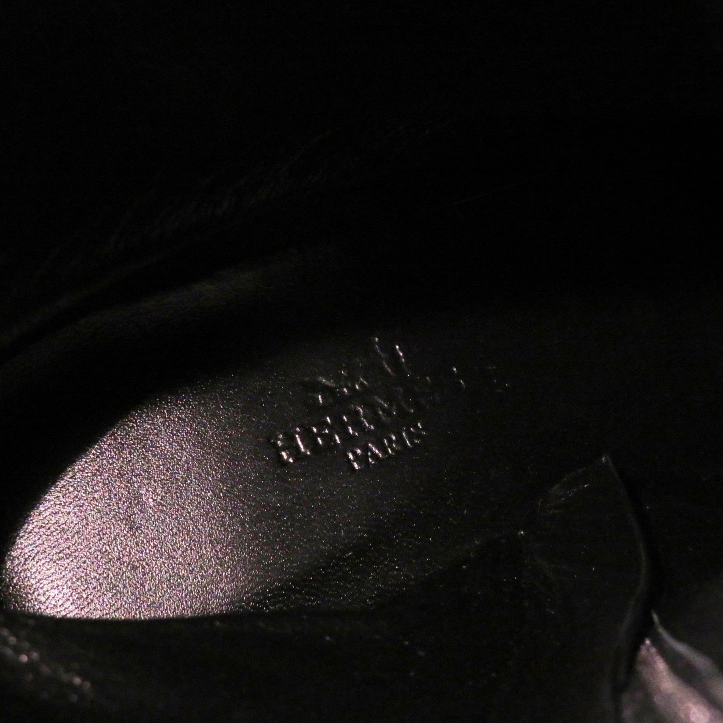 HERMES short boots Main: Leather black Oh Mage Women 36  d