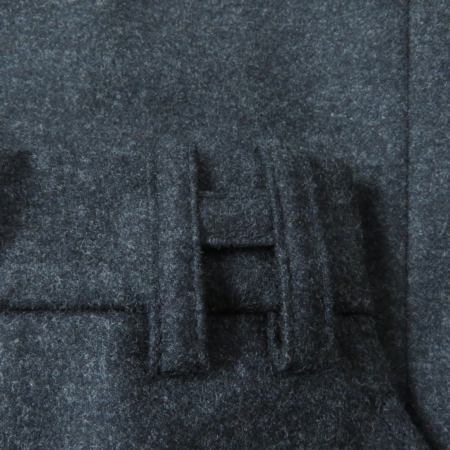 HERMES Tight Skirt Outer: 95% wool, Outer: 5% cashmere, Lining: 100% silk Charcoal gray Women 42  d