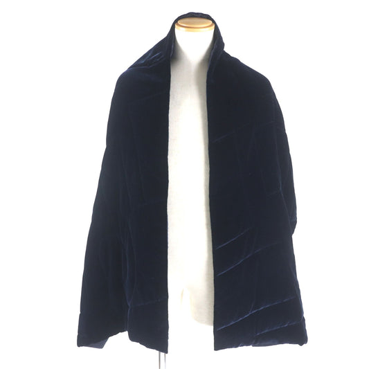HERMES shawl Main: 100% silk, Filling: 60% silk, Filling: 40% polyester Navy mens  d