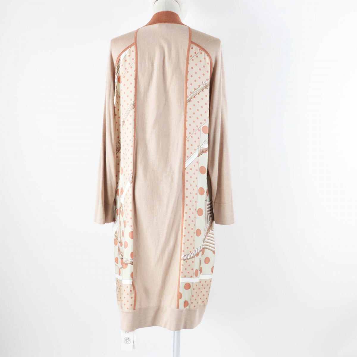 HERMES cardigan Outer: 100% silk, part: 50% cashmere, part: 50% silk Multi Clic Clac a Pois Women 38  d