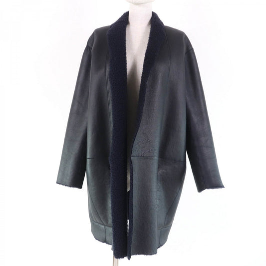 CELINE coat 2 8H34/4238 Main: 100% sheep leather Dark navy Women 38