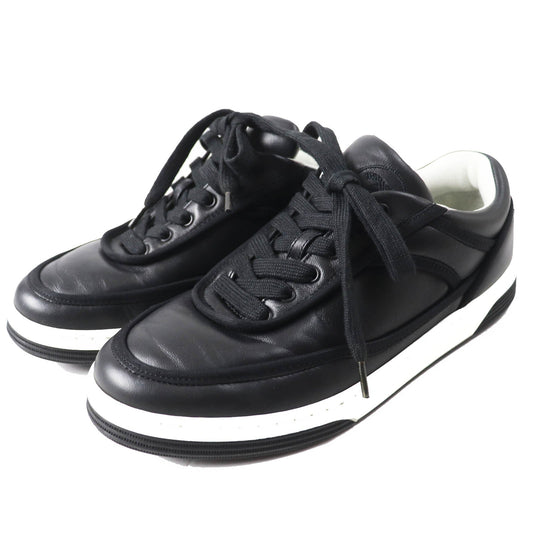 CHANEL sneakers 21S G37488 Main: Lambskin Black White Women 35.5