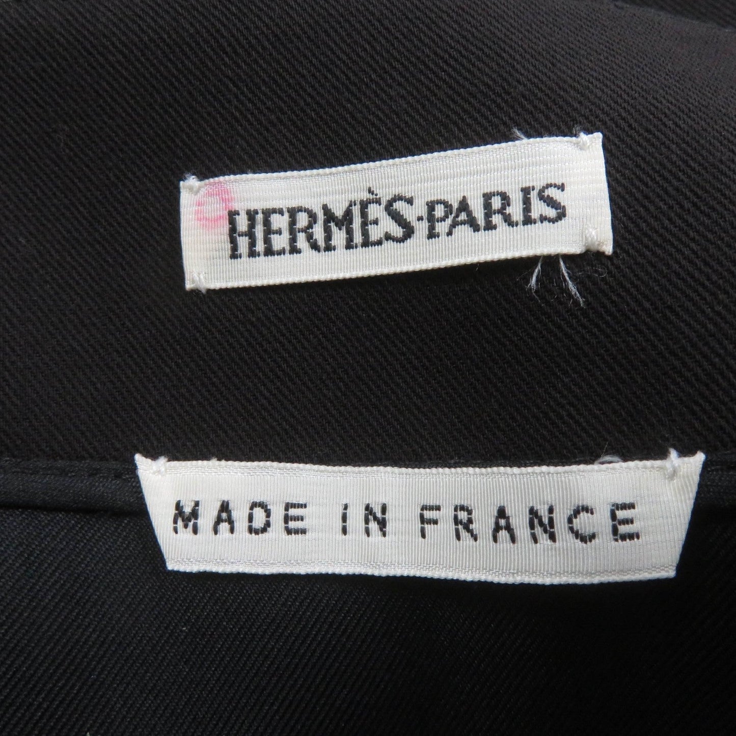 HERMES Tight Skirt Main: 100% wool, Part: Cowhide, Lining: 100% silk Dark brown Women 36  d
