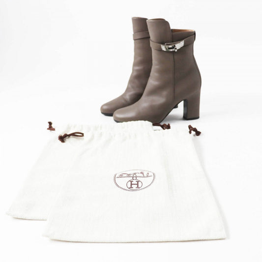 HERMES short boots Main: Leather Ethane Jews Women 36  d