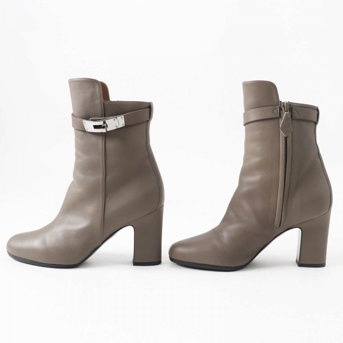 HERMES short boots Main: Leather Ethane Jews Women 36  d