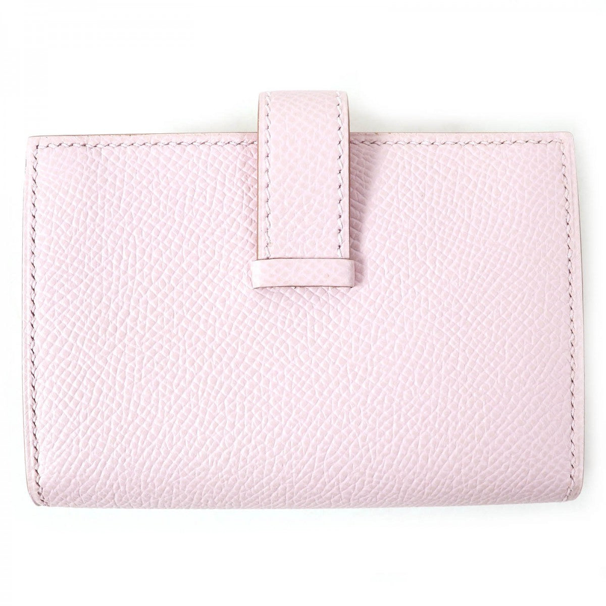 HERMES Bifold Wallet Main?FEpsom mauve pail Bearn Mini Women  d
