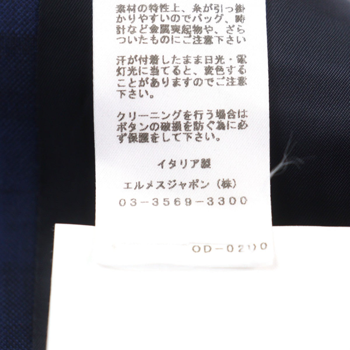HERMES suit Outer: 100% wool, Lining: 100% cupra Blue type Check Pattern mens 44  d