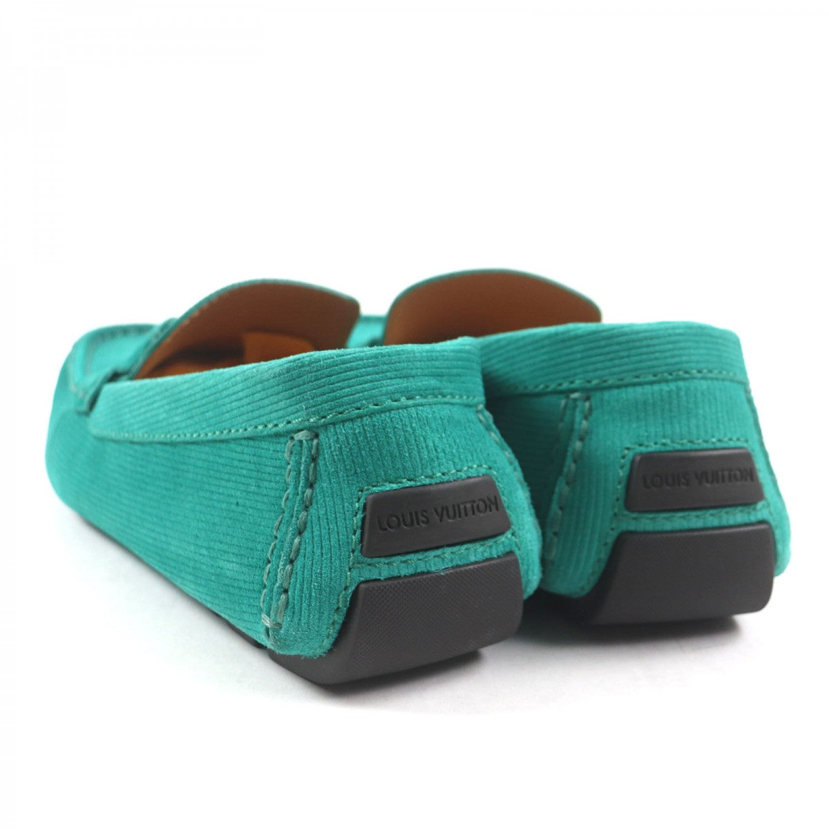 LOUIS VUITTON Flat shoes Main: Suede leather green Monte Carlo Line mens 9.5