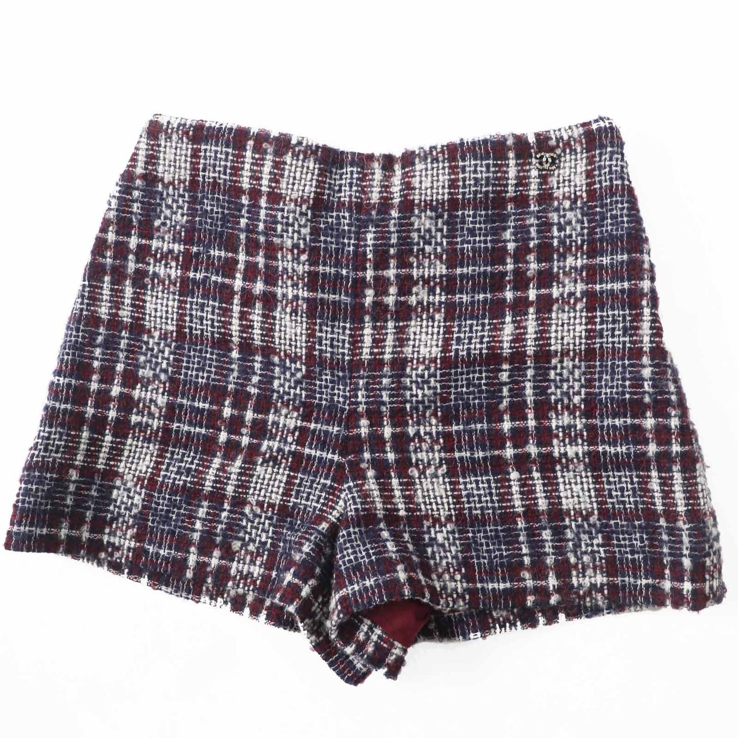 Chanel 22AW Tweed Wool Shorts