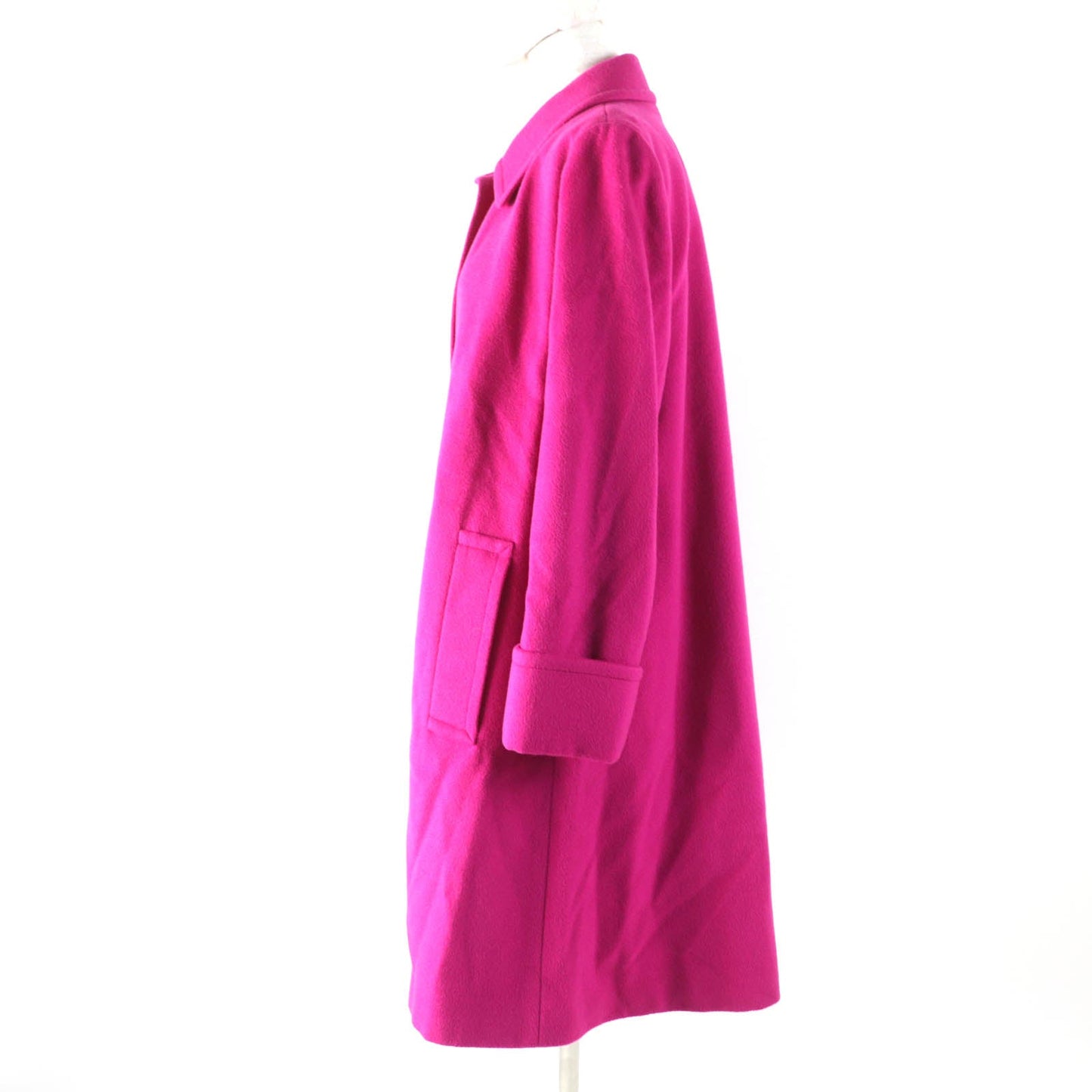 Yves Saint Laurent Cupra Wool Long Coat