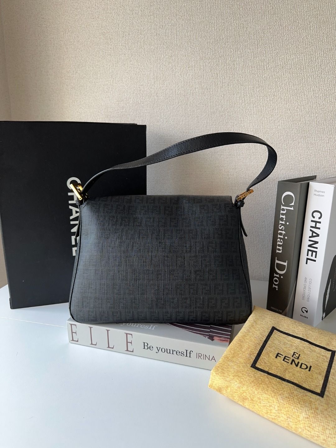 Fendi | Bags | Fendi Brown Shoulder Zucca Bag Bucket Mamma MR26052025X148