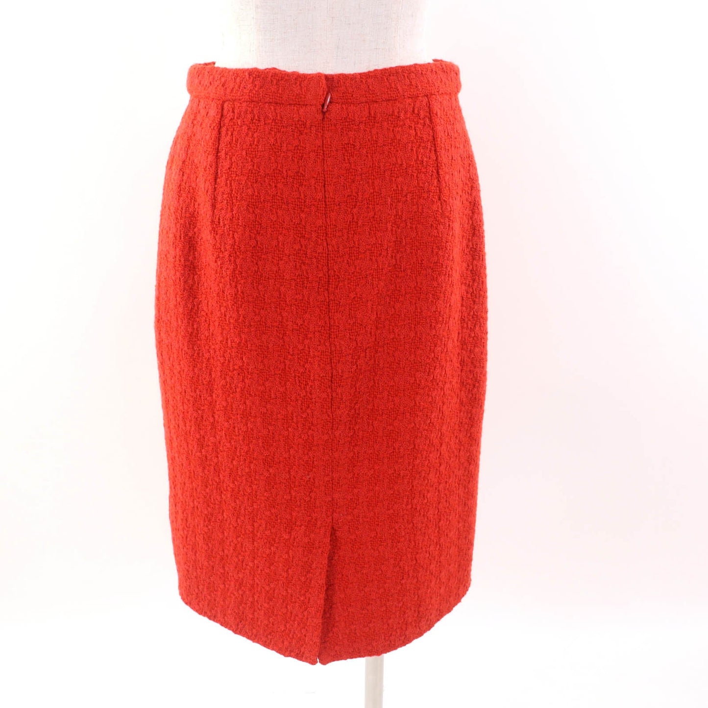 Chanel COCO Mark Tweed Wool Skirt