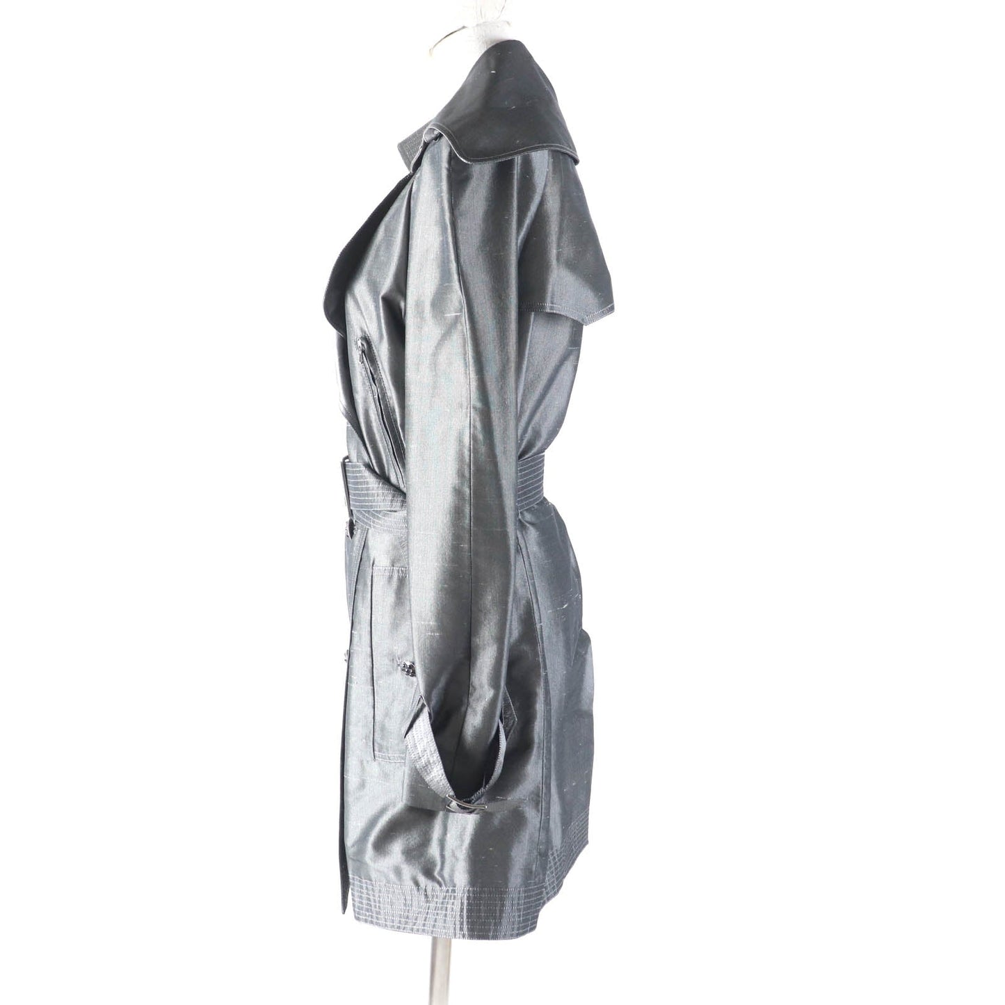 Chanel Trench Coat Silk Trench Coat