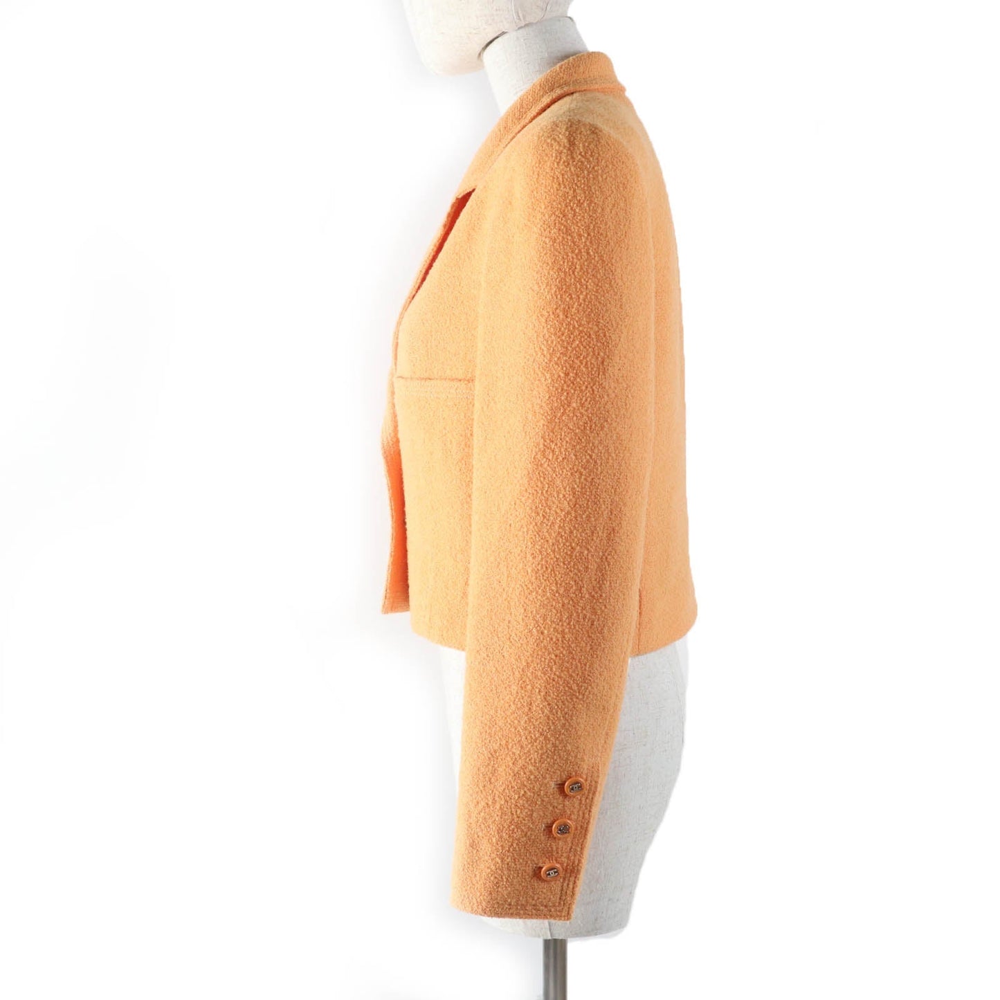 Chanel Tweed Wool Nylon Tailored Jacket