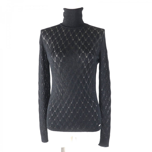 CHANEL knit P75380 Viscose black 38