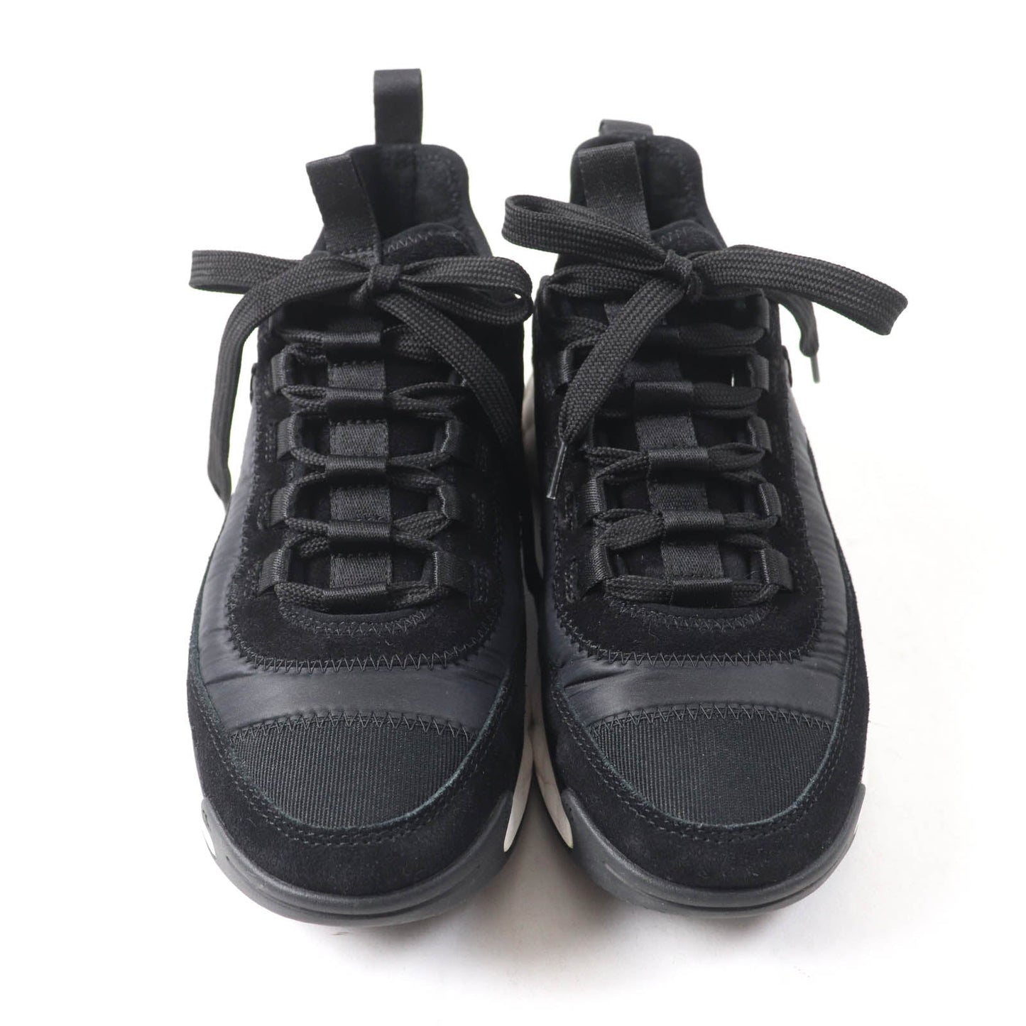 Chanel COCO Mark logo design suede sneakers