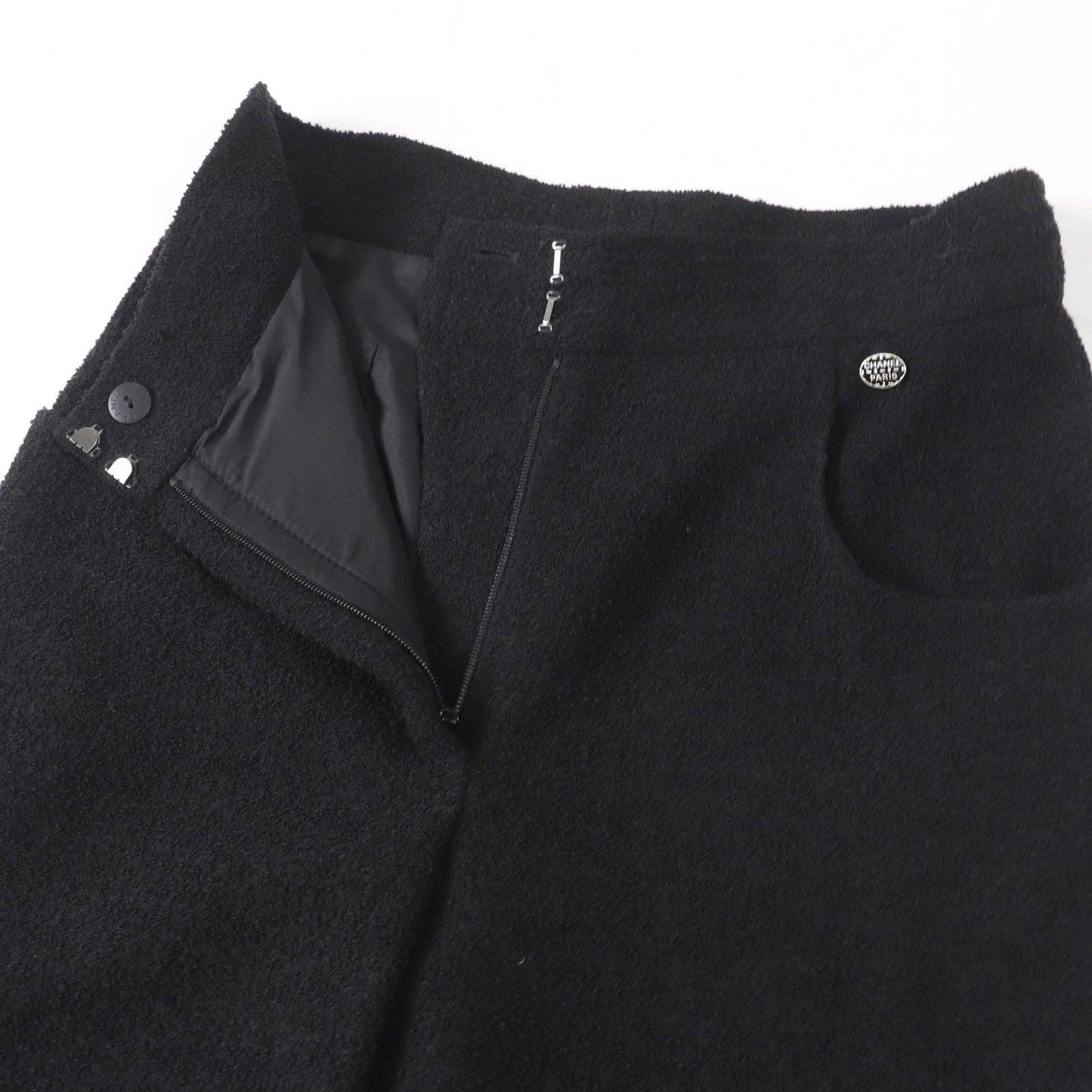 Chanel P54700V30847 Wool Nylon Wide Pants