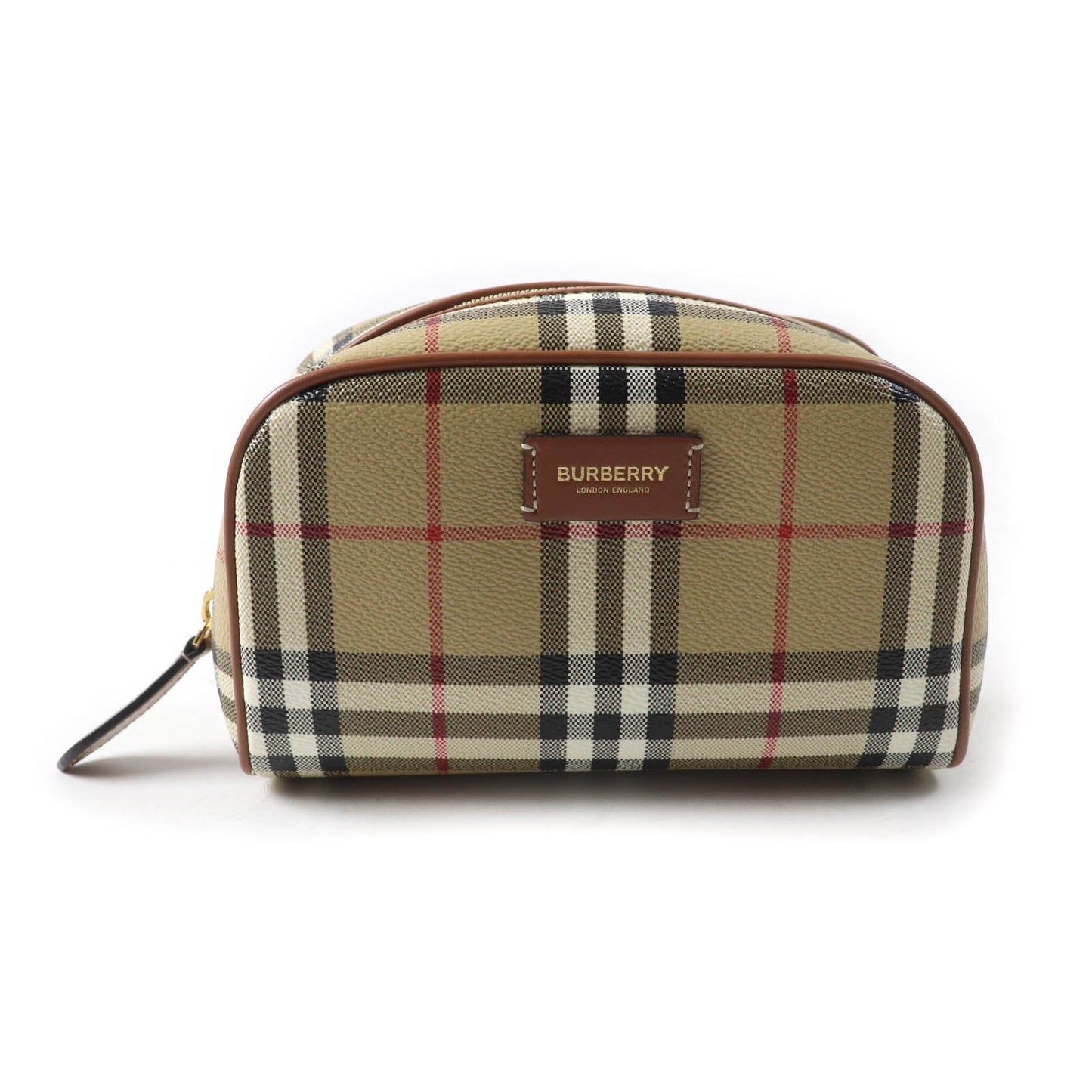 Burberry Prorsum Nova check leather accessory pouch