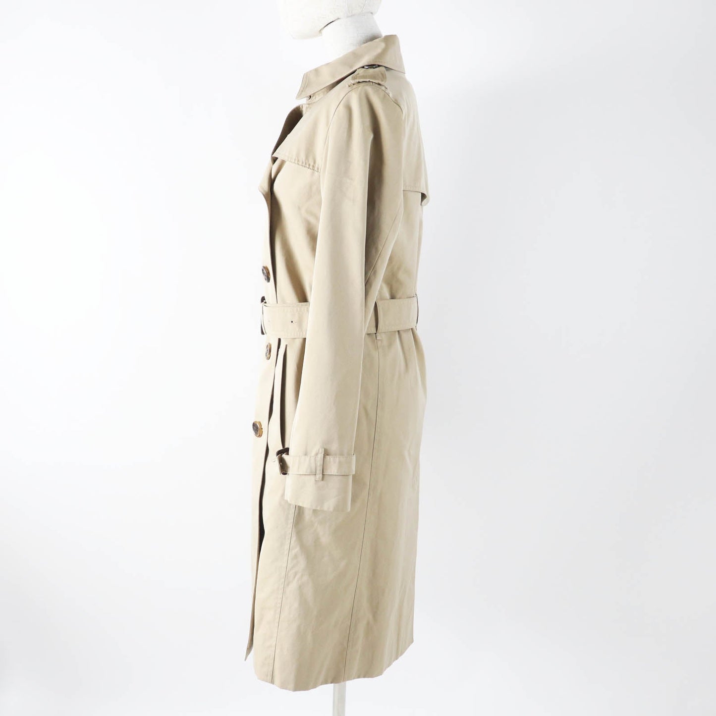 Burberry London Trench Coat Cotton Cowhide Wool Liner Trench Coat