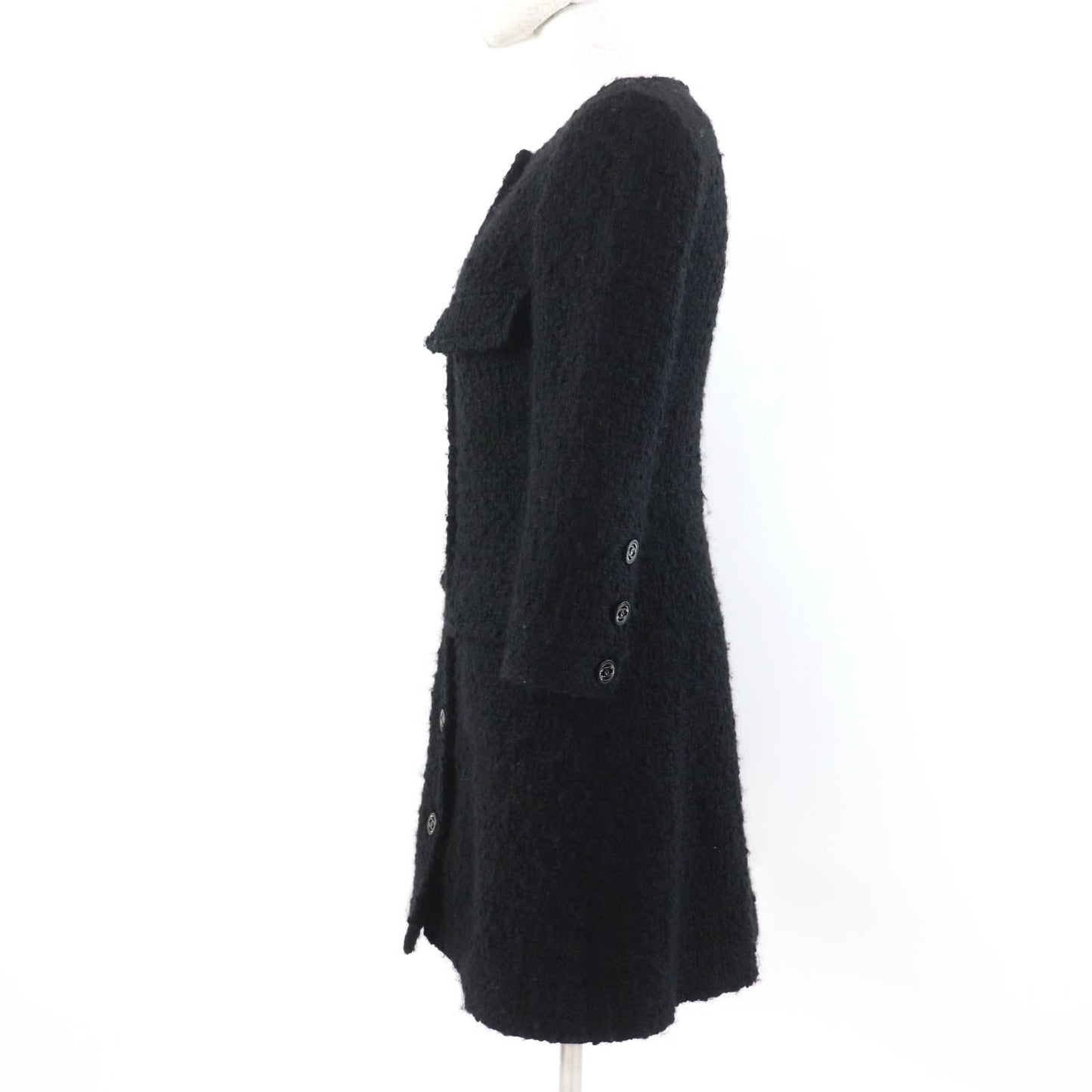 Chanel Tweed Wool Coat