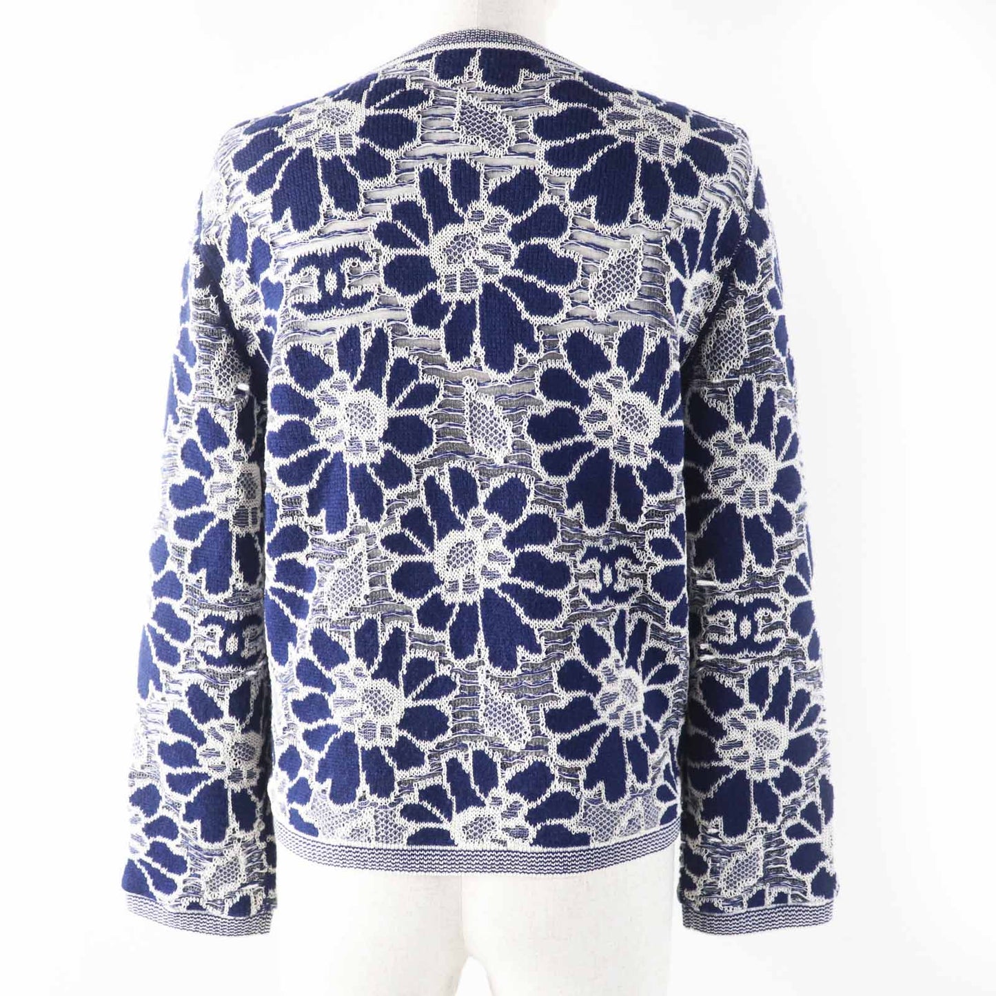 Chanel P63038 COCO Markx Floral Wool Cotton Cardigan