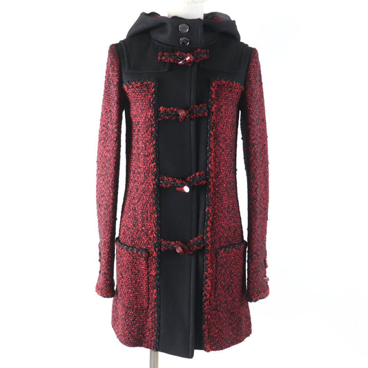 Chanel P42310W05008 Wool Acrylic Silk Blend Tweed Coat