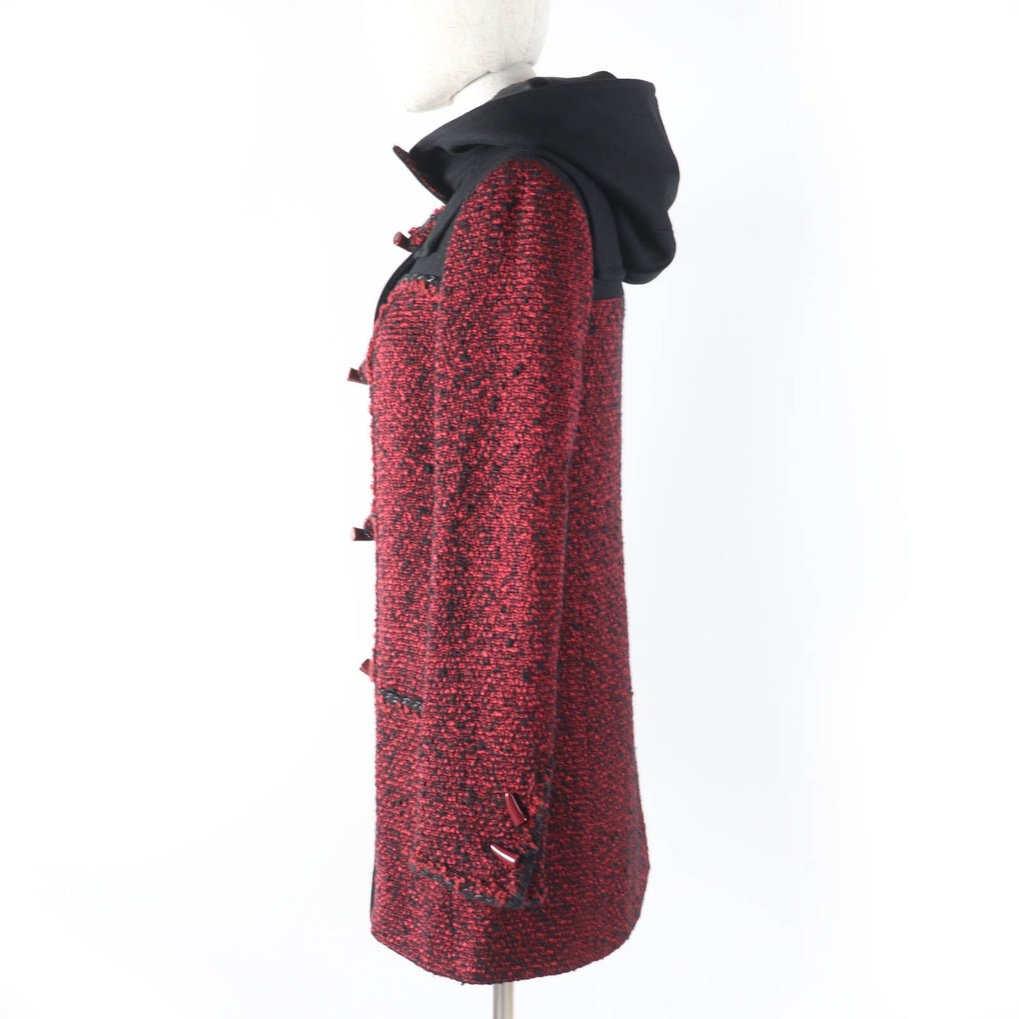 Chanel P42310W05008 Wool Acrylic Silk Blend Tweed Coat