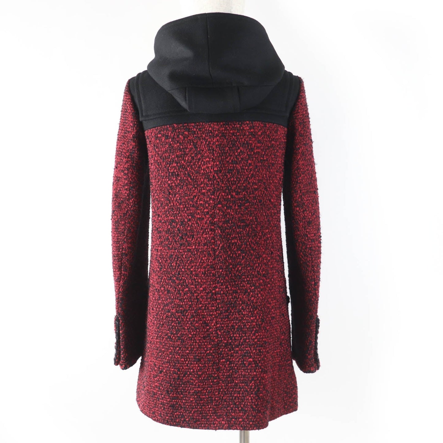 Chanel P42310W05008 Wool Acrylic Silk Blend Tweed Coat